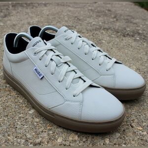 HUGO Morrie Low Cupsole Grainy Men's Sneaker Sz 11 (44)
